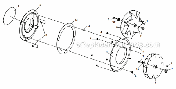 Intake_Guard_Assembly Diagram and Parts List for 9400-13-01 EX400 Subaru SP Little Wonder Leaf Blower / Vacuum